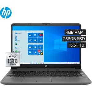 Laptop HP 15-Dw1085La Intel Core i3 1011U RAM 4GB Disco 256GB SSD 15.6? HD