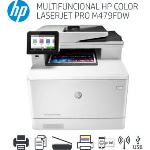 Impresora Laser Multifuncional HP Color M479fdw Wifi