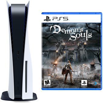 Consola Ps5 Con Lector De Discos + Demons Souls