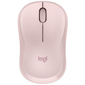 Logitech - Mouse M220 Silent Wireless Ambidiestro - Rosado