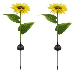 Luz Girasol Solar 3LEDs para Jardín Lá...