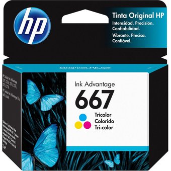 Cartucho de tinta HP 667 tricolor Original