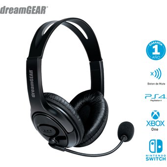 Dreamgear  Audifono Gamer Xtalk One para PS4  Switch