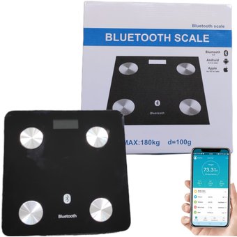 Balanza Smart de Baño Bluetooth Digita...