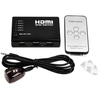 SWITCH HDMI 5 En 1 Con Control ST01