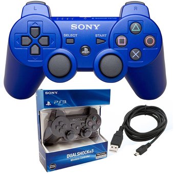 Mando Para Ps3 PlayStation - Azul