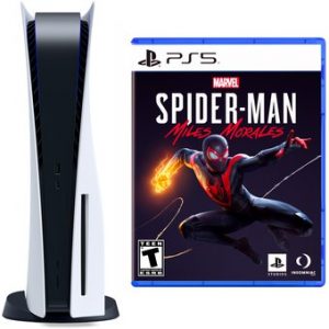 Consola Ps5 Con Lector De Discos + Spiderman Miles Morales