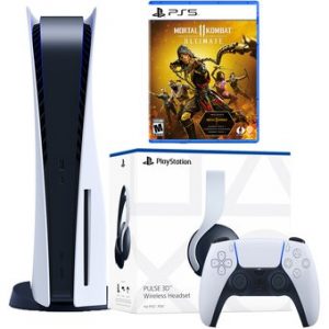 Consola Playstation 5 +Audifono Pulse 3D+Mortal Kombat Ultimate