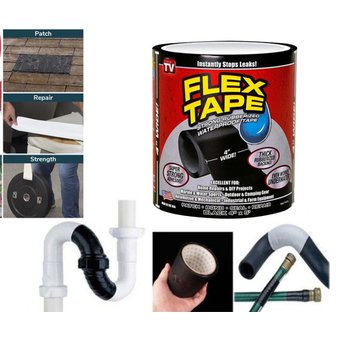 Flex Tape Cinta Pega Todo Adhesiva 10cmx...