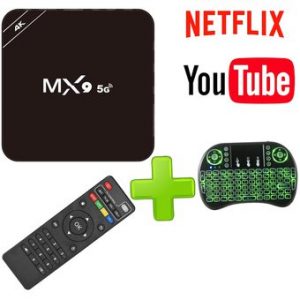 TV Box + Control Tactil Smart MX9 TV Box...