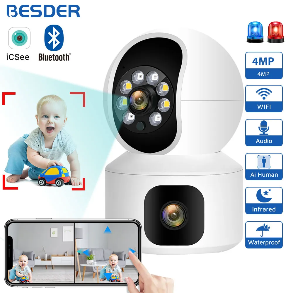 BESDER-c-mara-de-seguridad-IP-con-Monitor-de-beb-dispositivo-de-vigilancia-CCTV-con-WiFi