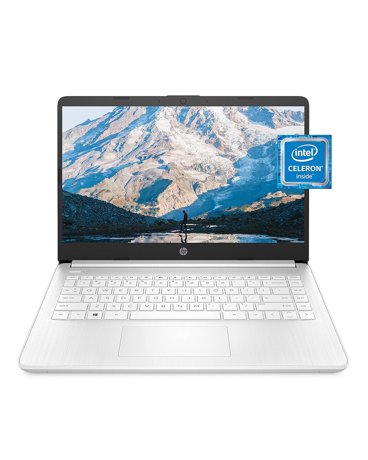 HP Computadora portátil 14, Intel Celeron N4020, 4 GB de RAM, 64 GB de almacenamiento, pantalla HD de microborde de 14 pulgadas, Windows 11 Home, delgada y portátil, gráficos...