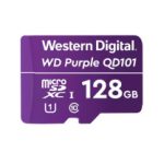 Memoria Flash microSD WD Purple 128GB SC QD101 ideal para Camaras de videovigilancia.