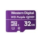 Memoria Flash microSD WD Purple 32GB SC QD101 ideal para Camaras de videovigilancia.