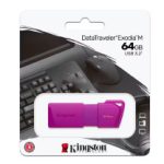 Memoria Flash USB DataTraveler Exodia M 64GB USB 3.2 Gen 1 (Tipo-A) Neon Purple (Morado)