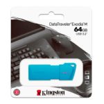 Memoria Flash USB DataTraveler Exodia M 64GB USB 3.2 Gen 1 (Tipo-A) Neon Aqua Blue (Azul)