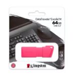 Memoria Flash USB DataTraveler Exodia M 64GB USB 3.2 Gen 1 (Tipo-A) Neon Pink (Rosado)