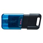 Memoria Flash USB Kingston DataTraveler 80 M 64GB USB-C 3.2 Gen 1 Color Azul