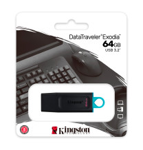 Memoria Flash USB Kingston DataTraveler Exodia 64GB USB 3.2 Gen 1