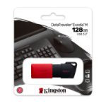 Memoria Flash USB Kingston DataTraveler Exodia M 128GB USB 3.2 Gen 1 Rojo