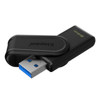 Memoria Flash USB Kingston DataTraveler Exodia S 64GB interfaz: USB 3.2 Gen 1 Negro