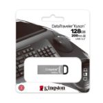 Memoria Flash USB Kingston DataTraveler Kyson 128GB USB 3.2 Gen 1 Color Plata.