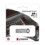Memoria Flash USB Kingston DataTraveler Kyson 64GB USB 3.2 Gen 1 Plata