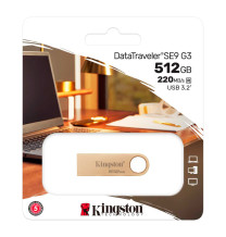 Memoria Flash USB Kingston DataTraveler SE9 G3 512GB USB 3.2 Gen 1 (Tipo-A)