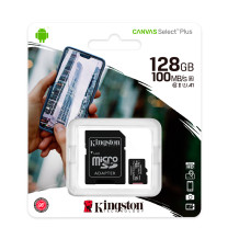 Memoria micro-SD Kingston Canvas Select Plus 128GB con Adaptador SD