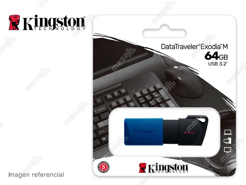 Memoria USB 3.2 64GB Kingston DataTraveler Exodia M