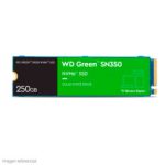 Unidad en estado solido Western Digital Green SN350 NVMe 250GB M.2 2280