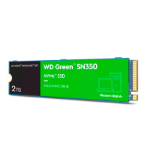 Unidad en estado solido Western Digital Green SN350 NVMe 2TB M.2 2280 PCIe Gen3 x4