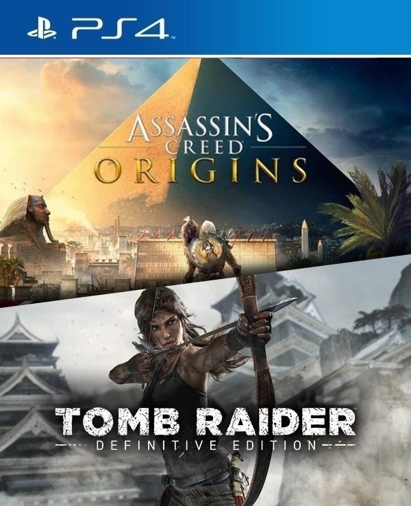 2 JUEGOS EN 1 Assassins Creed Origins mas Tomb Raider Definitive Edition PS4 | Juegos Digitales Perú | Venta de Juegos Digitales Perú | Ofertas PS3 PS4 PS5 XBOX Nintendo