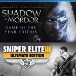 2 JUEGOS EN 1 Middle earth Shadow of Mordor Game of the Year Edition MAS Sniper Elite 3 ULTIMATE EDITION PS4 | Juegos Digitales Perú | Venta de Juegos Digitales Perú | Ofertas...
