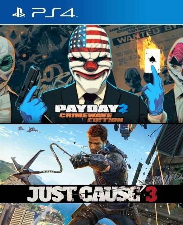2 JUEGOS EN 1 PAYDAY 2 CRIMEWAVE EDITION MAS Just Cause 3 PS4 | Juegos Digitales Perú | Venta de Juegos Digitales Perú | Ofertas PS3 PS4 PS5 XBOX Nintendo