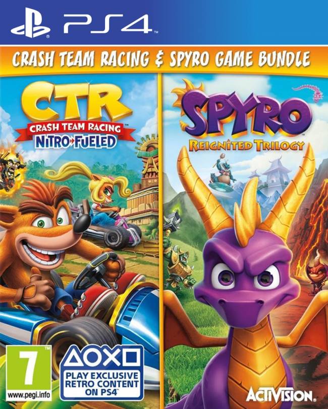 2 JUEGOS EN 1 Spyro MAS Crash Team Racing Nitro Fueled Game Bundle PS4 | Juegos Digitales Perú | Venta de Juegos Digitales Perú | Ofertas PS3 PS4 PS5 XBOX Nintendo