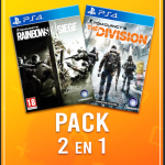 2 juegos en 1 TOM CLANCYS RAINBOW SIX SIEGE mas THE DIVISION PS4 | Juegos Digitales Perú | Venta de Juegos Digitales Perú | Ofertas PS3 PS4 PS5 XBOX Nintendo