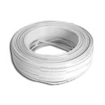 Cable Mellizo Blanco 14AWG 031350 BRANDE x Metro - Mihaba.com