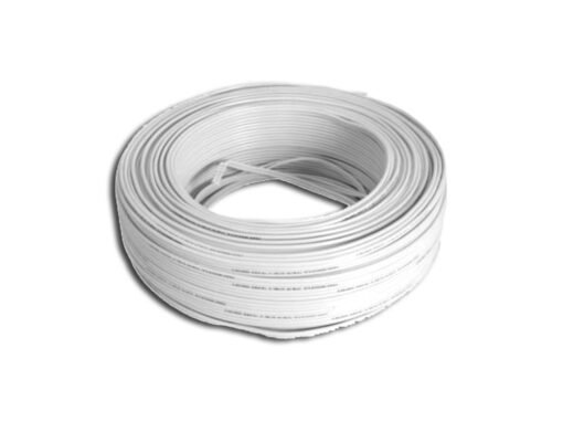 Cable Mellizo Blanco 14AWG 031350 BRANDE x Metro - Mihaba.com